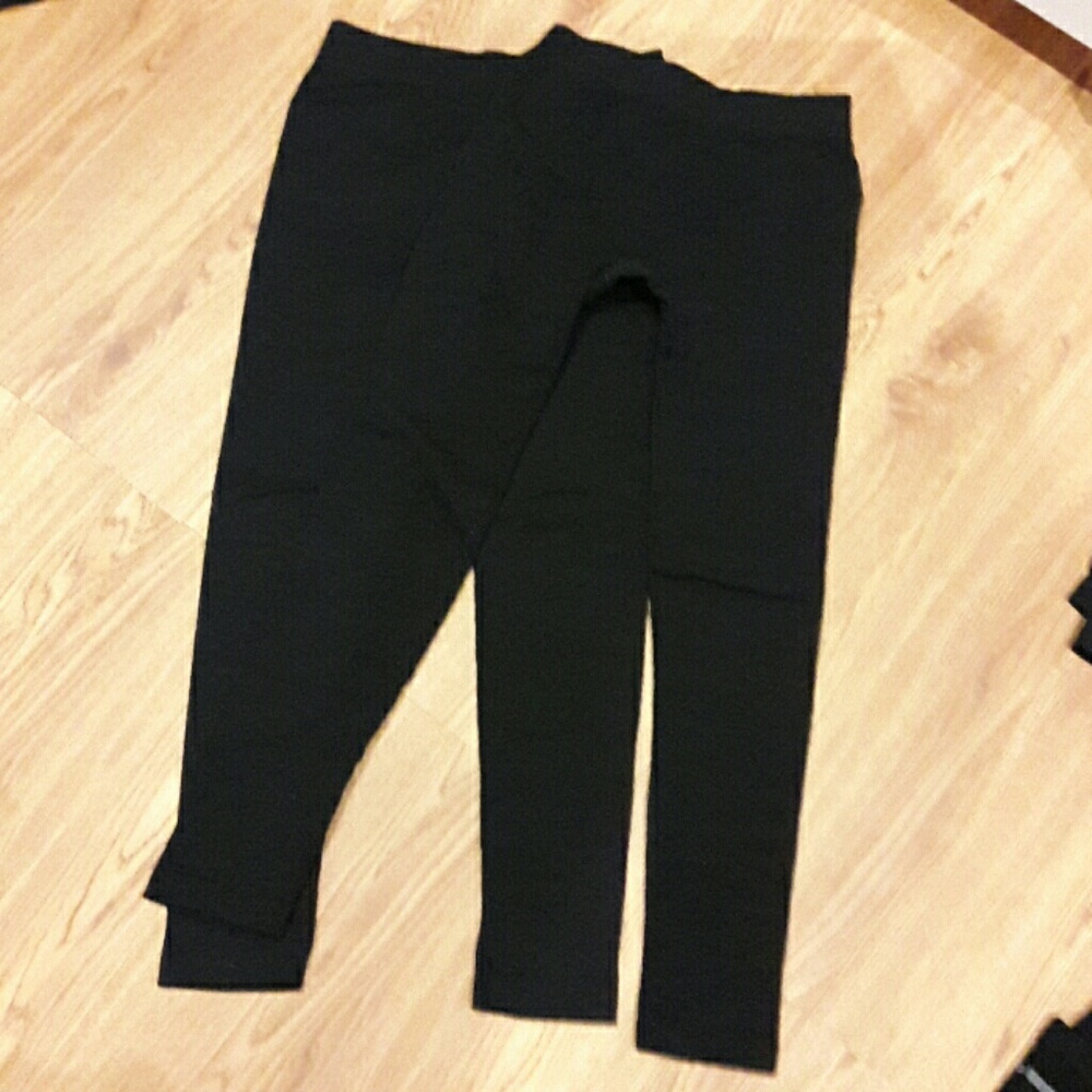 Set of 2 Fuzzy Lined Tights
